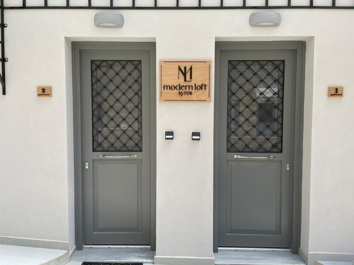 Modern Loft Syros Leilighet Ermoúpoli Eksteriør bilde